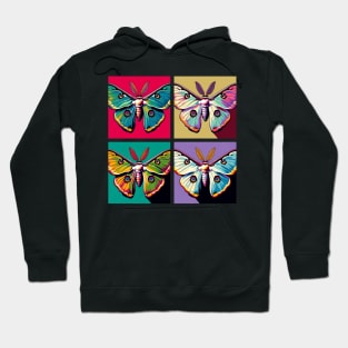 Pop Moth Art - Cool Insect Hoodie